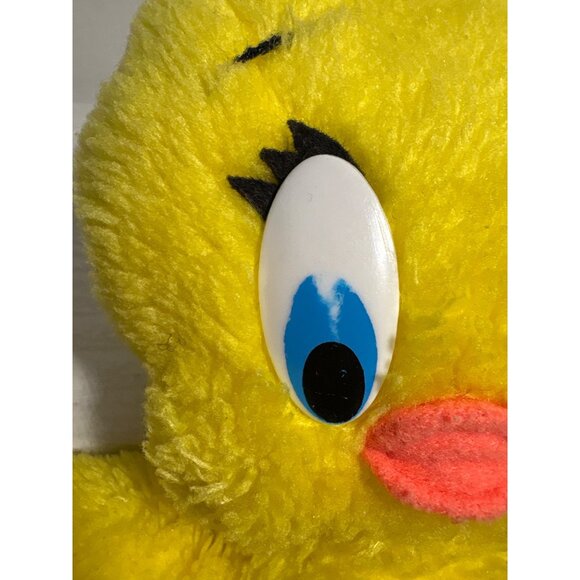 Vtg Tweety Bird Plush Yellow Orange Stuffed Toy Looney Tunes 11" Tall No tag - Picture 6 of 8